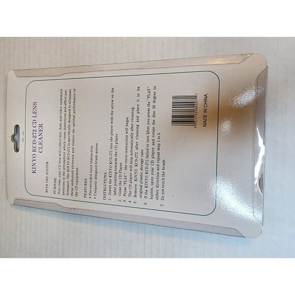 Kenyo Compact Disc Lens Cleaner. Single brush dry system. KCD-272. - Picture 3 of 3